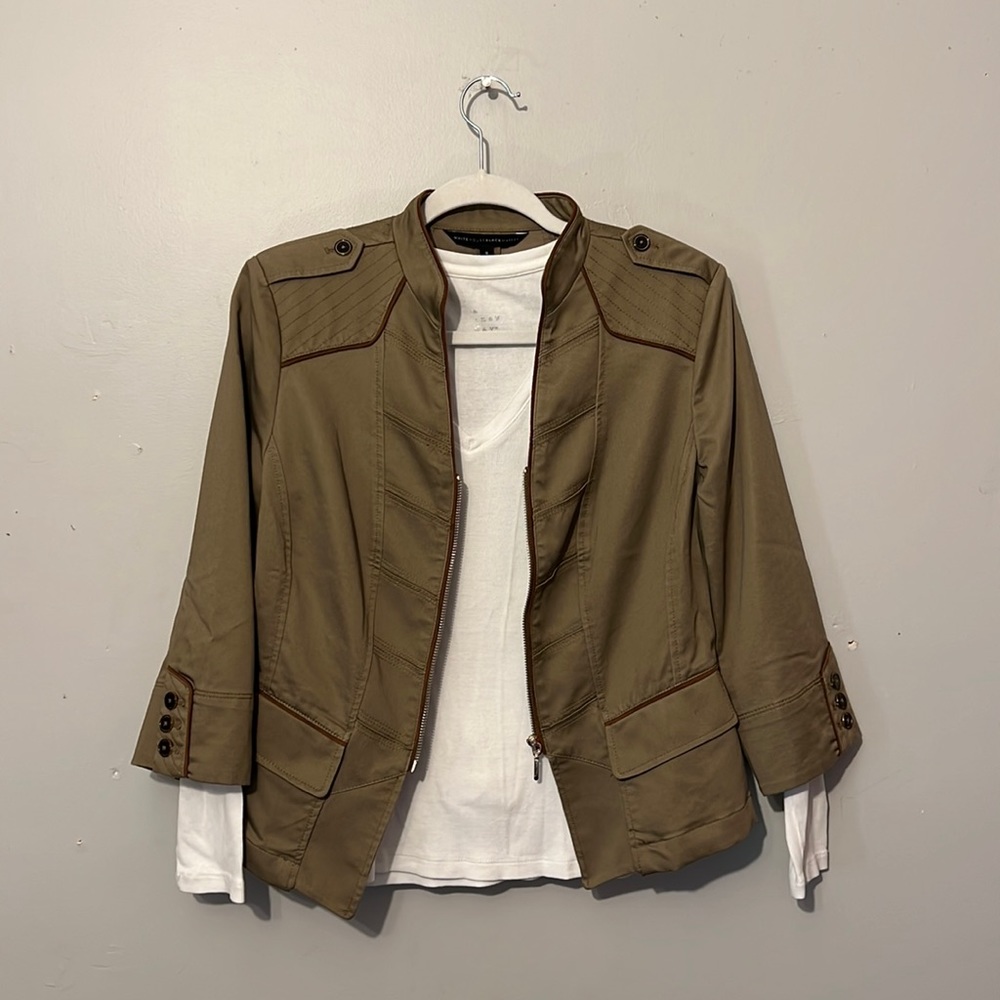 Womens WhiteHouseBlackMarket Camel Jacket